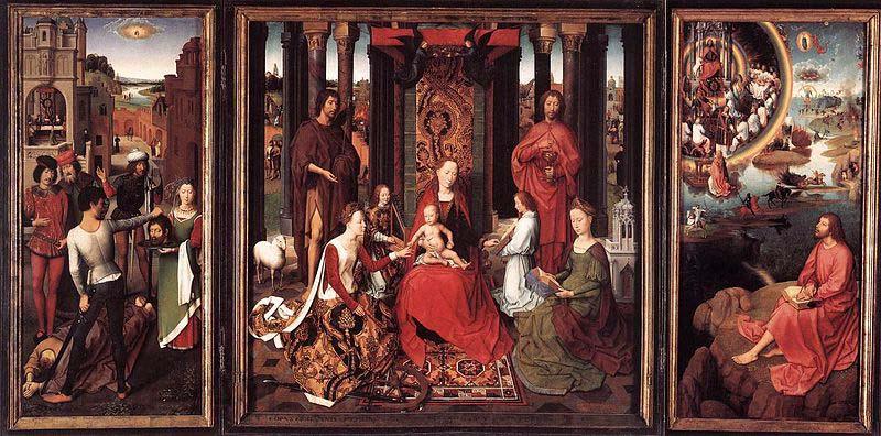 Hans Memling St John Altarpiece Spain oil painting art